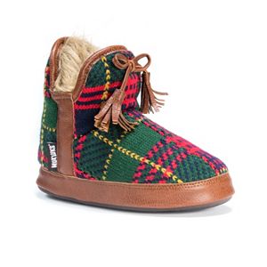 MUK LUKS Women's Pennley Lodge Bootie Slippers