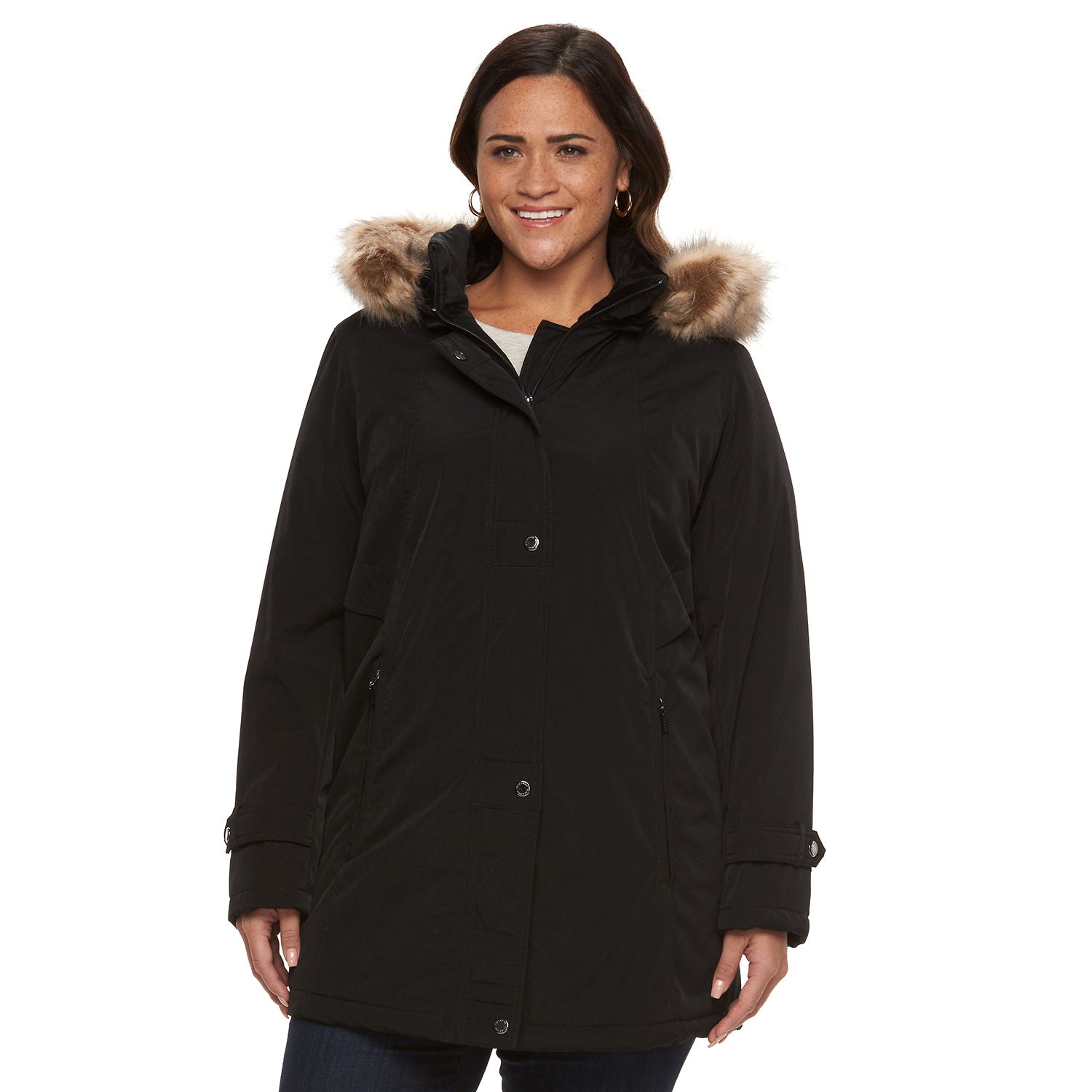 women's plus size stadium coats