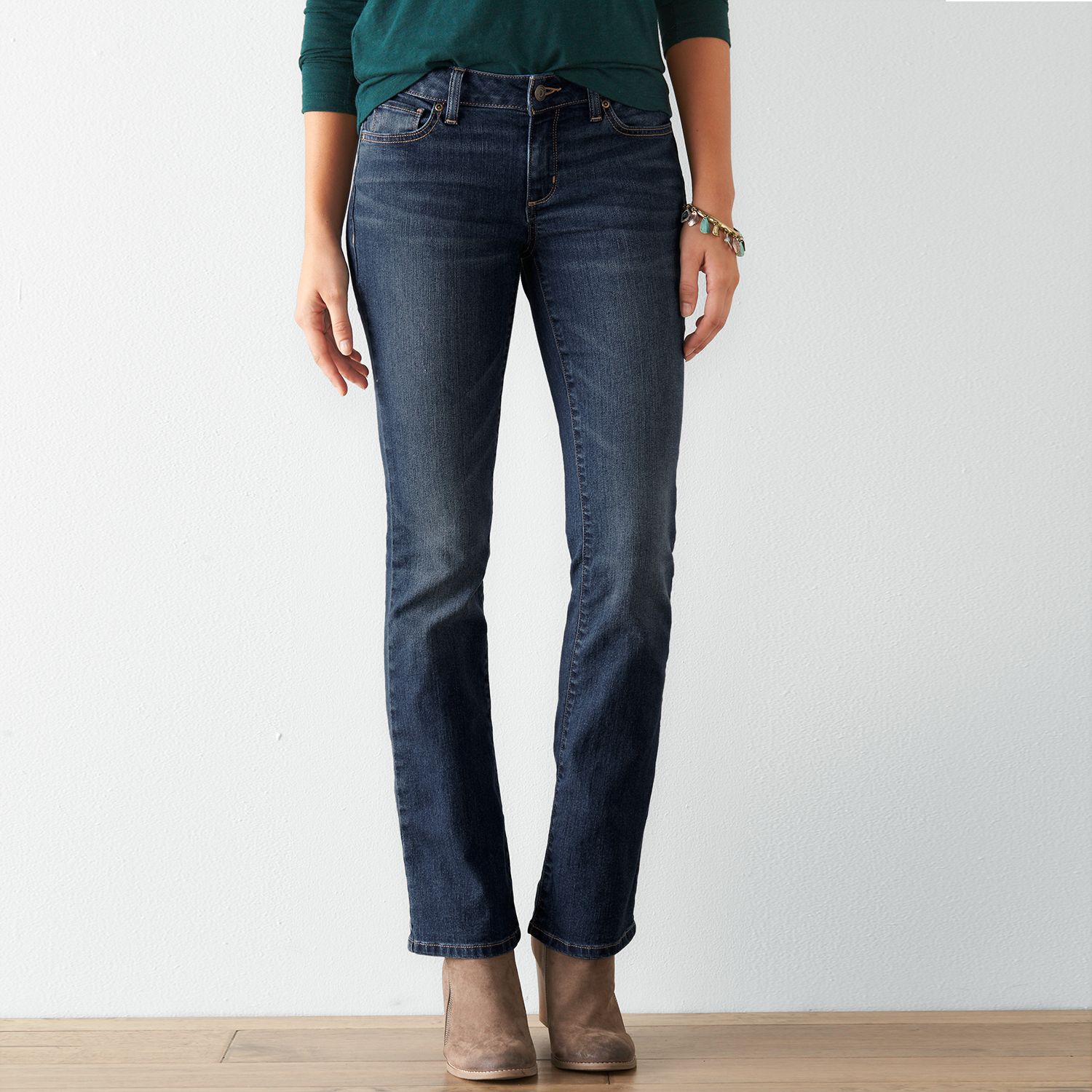 sonoma slim boot jeans