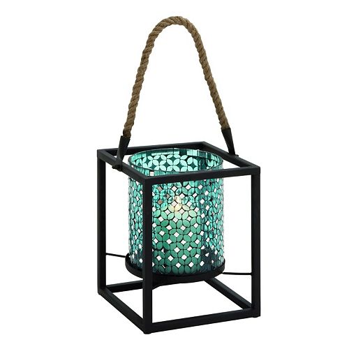 Updated Traditional Mosaic Lantern Candle Holder