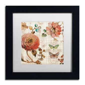 Trademark Fine Art French Country IV Black Framed Wall Art