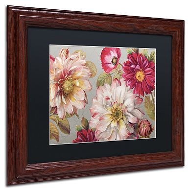 Trademark Fine Art Classically Beautiful I Wood Finish Framed Wall Art