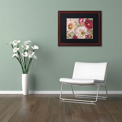 Trademark Fine Art Classically Beautiful I Wood Finish Framed Wall Art
