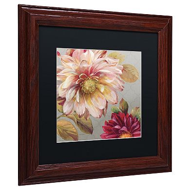 Trademark Fine Art Classically Beautiful III Wood Finish Framed Wall Art
