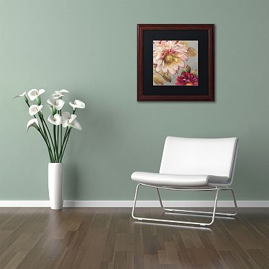 Trademark Fine Art Classically Beautiful III Wood Finish Framed Wall Art