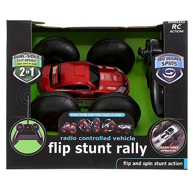 Black Series Radio Controlled Vehicle Flip Stunt Rally