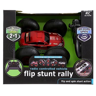 Black Series Radio Controlled Vehicle Flip Stunt Rally