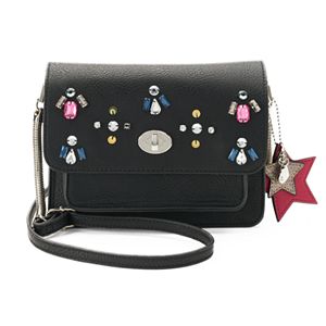 Candie's® Lucy Rhinestone Flap Crossbody Bag