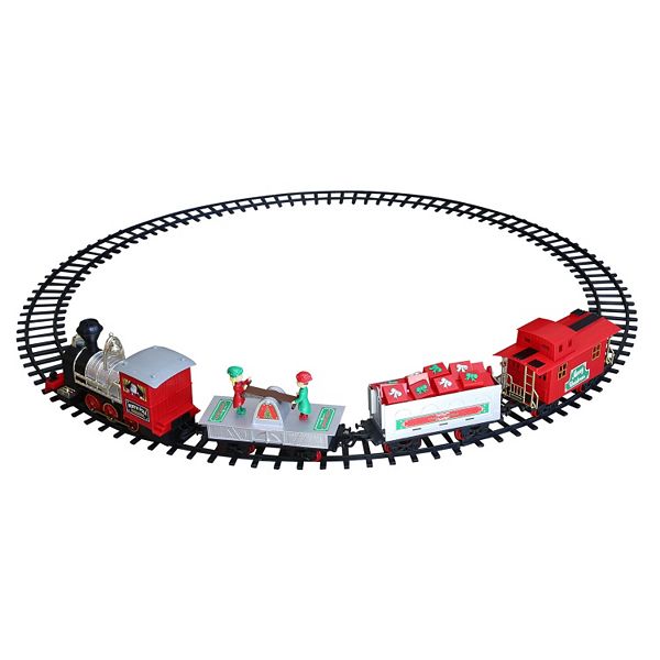 North pole junction store christmas train tracks