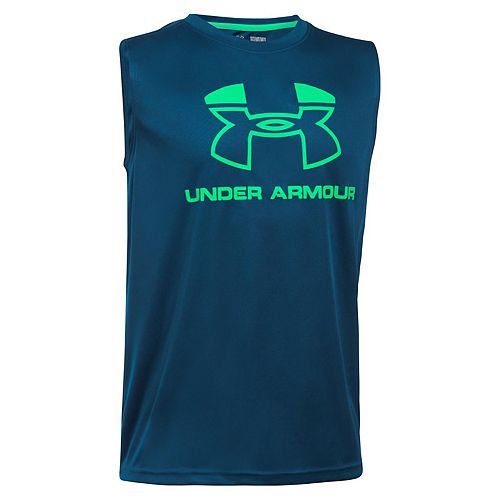 Boys 8-16 Under Armour Logo Muscle Tee