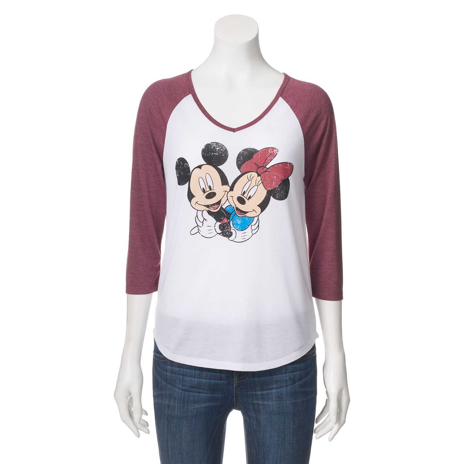 minnie mouse baseball tee