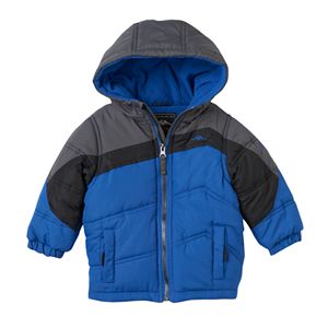 Baby Boy Pacific Trail Colorblock Hooded Puffer Jacket
