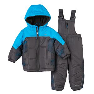 Baby Boy Pacific Trail Colorblock Jacket & Bib Snowpants Set