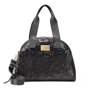 Juicy Couture Sequined Crossbody Weekender Bag