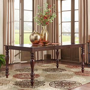 HomeVance Ogden Extendable Cabriole Leg Long Dining Table