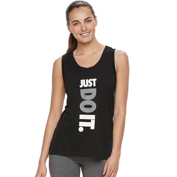 lemmer afkom handle Women's Nike Sportswear "Just Do It" Racerback Tank Top