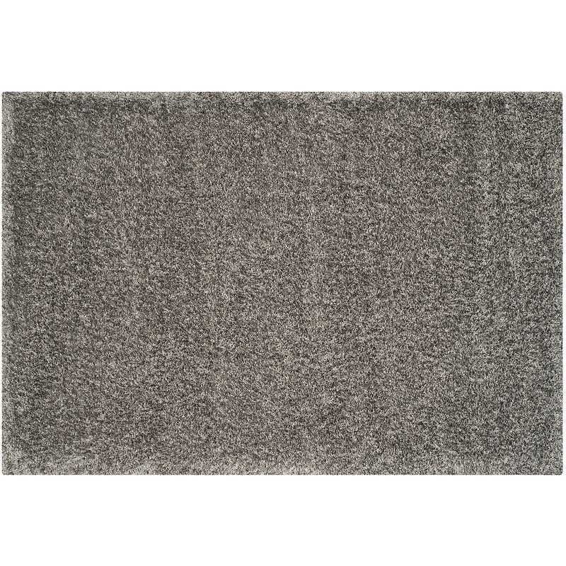 Safavieh Charlotte Solid Shag Rug, Grey, 4X6 Ft