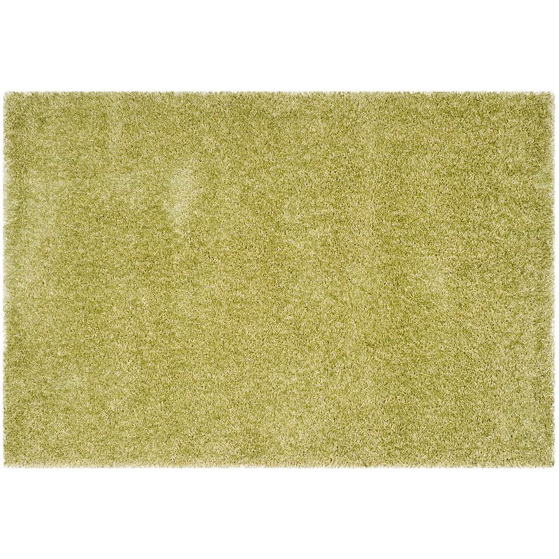 Safavieh Charlotte Solid Shag Rug, Green, 5X7.5 Ft