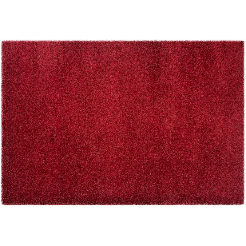 Safavieh Charlotte Solid Shag Rug, Red, 8X10 Ft