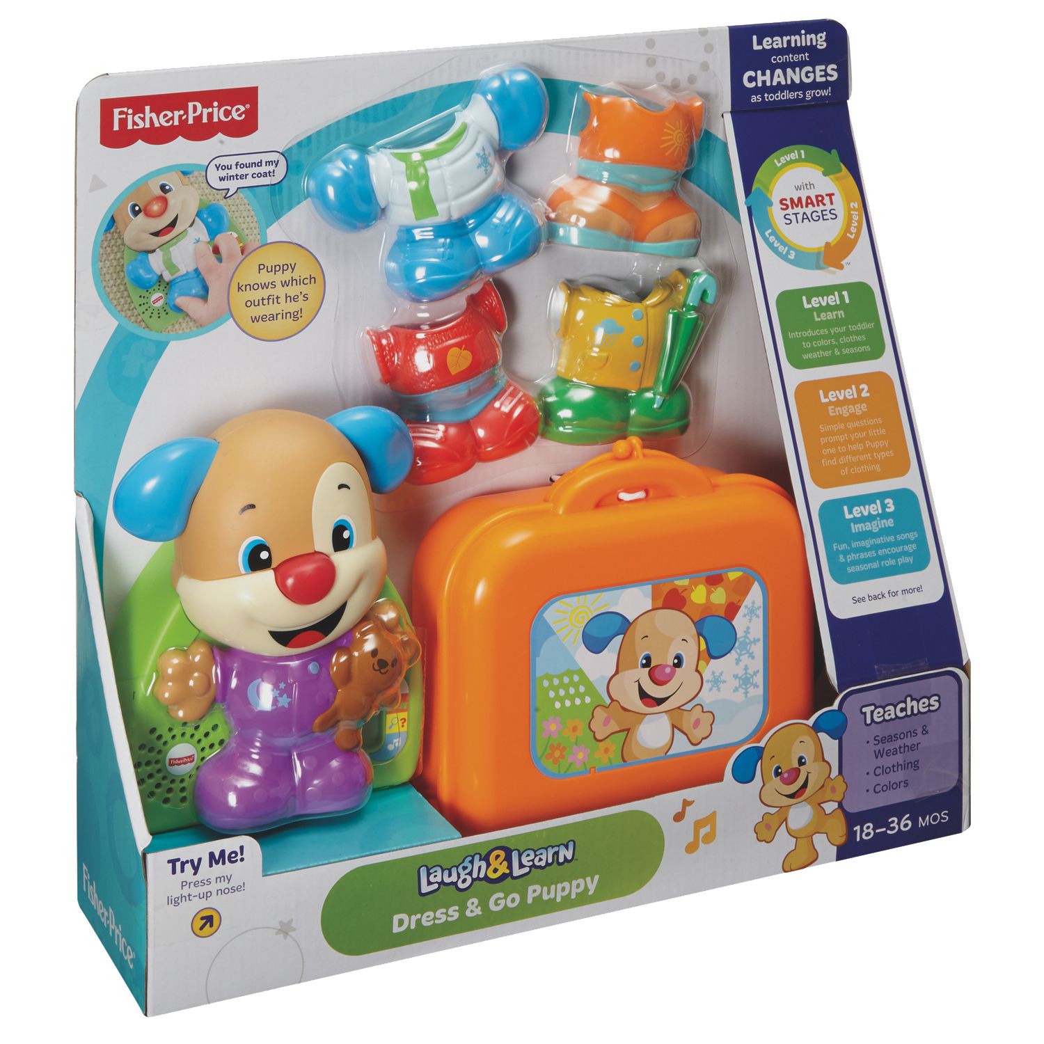 fisher price dress and go puppy