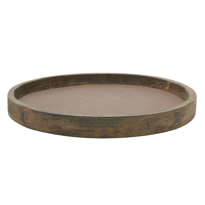 Stonebriar Collection Rustic Candle Holder, Brown