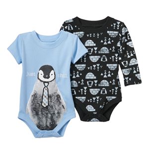 Baby Boy Baby Starters 2-pk. Penguin Bodysuits