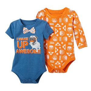 Baby Boy Baby Starters 2-pk. Pug Bodysuits