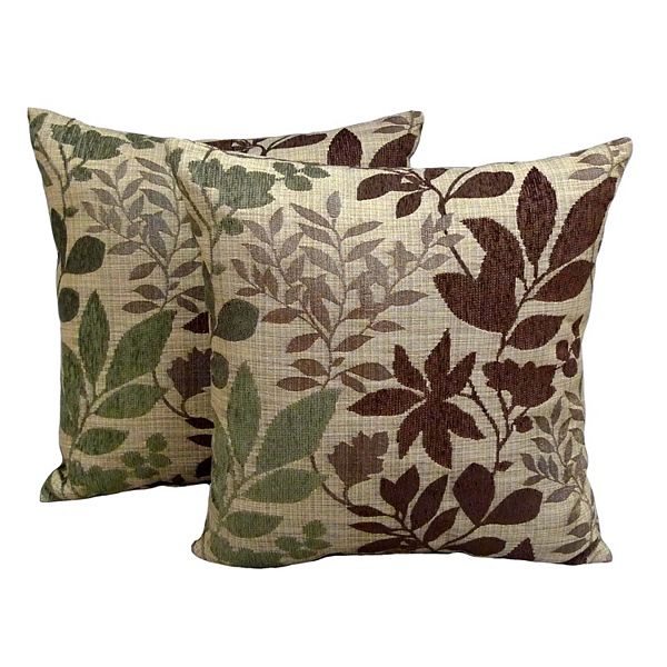 Essentials Bristol Chenille Jacquard 2 Pk Decorative Pillows