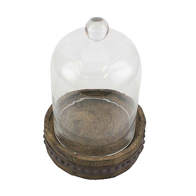 Stonebriar Collection Rustic Bell Shaped Cloche