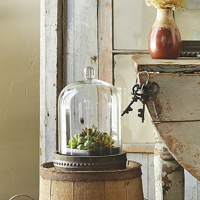 Stonebriar Collection Rustic Bell Shaped Cloche