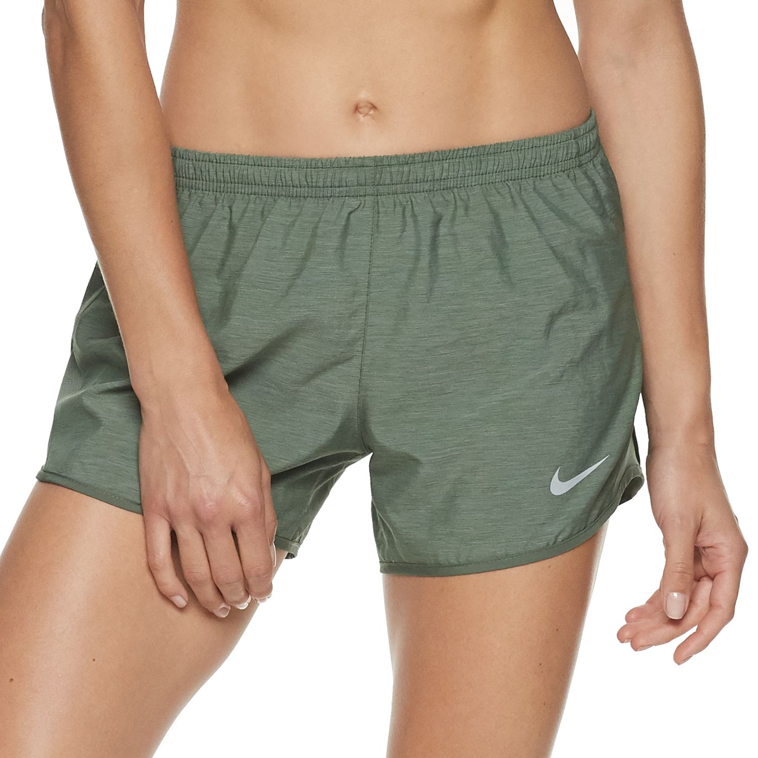 olive green nike shorts womens