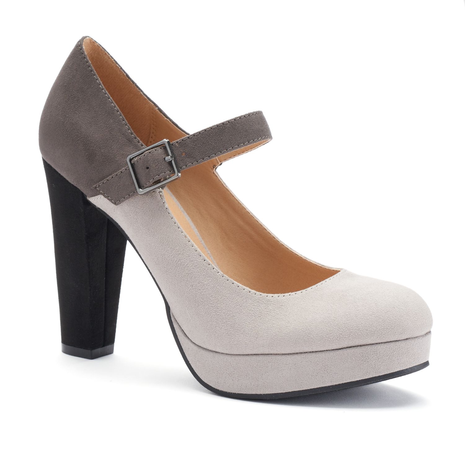 high mary jane heels