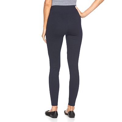 Women s Apt. 9 Tummy Control Navy Ponte Leggings