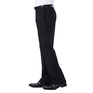 Men's Haggar eCLo Tonal Plaid Classic-Fit Flat-Front Dress Pants