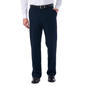 Men's Haggar eCLo Tonal Plaid Classic-Fit Flat-Front Dress Pants
