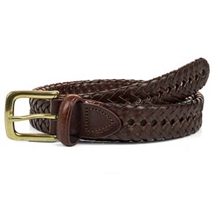 Men's Haggar Braided Leather Belt