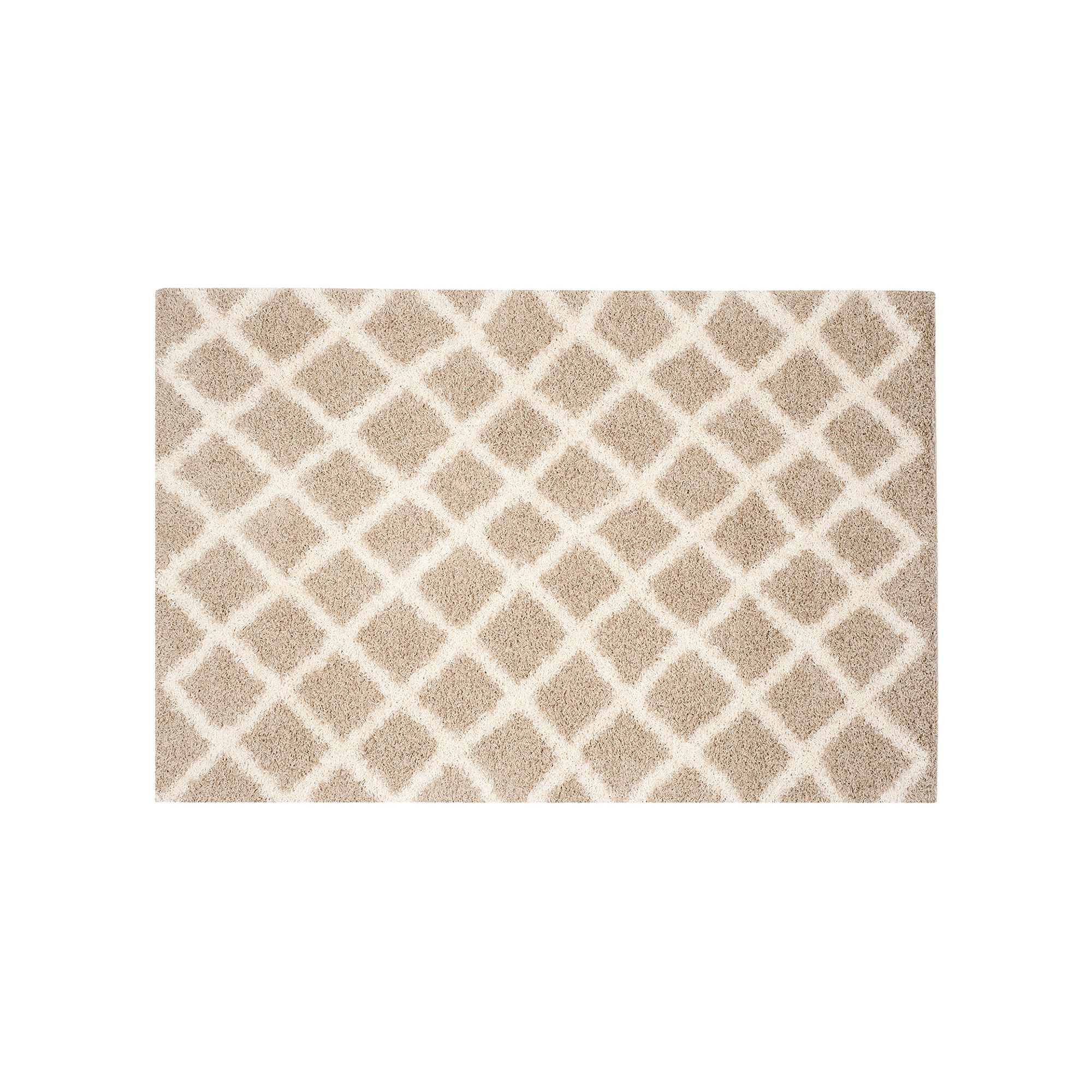 Safavieh Dallas Lattice Shag Rug, Beige Ivory