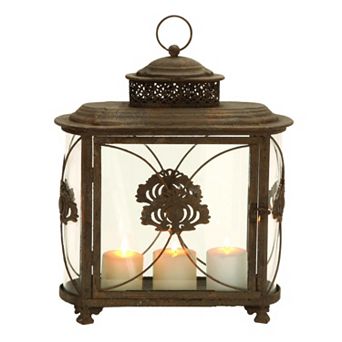 Ornate Oval Metal Lantern