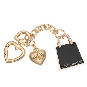 Juicy Couture Rhinestone Handbag Key Chain