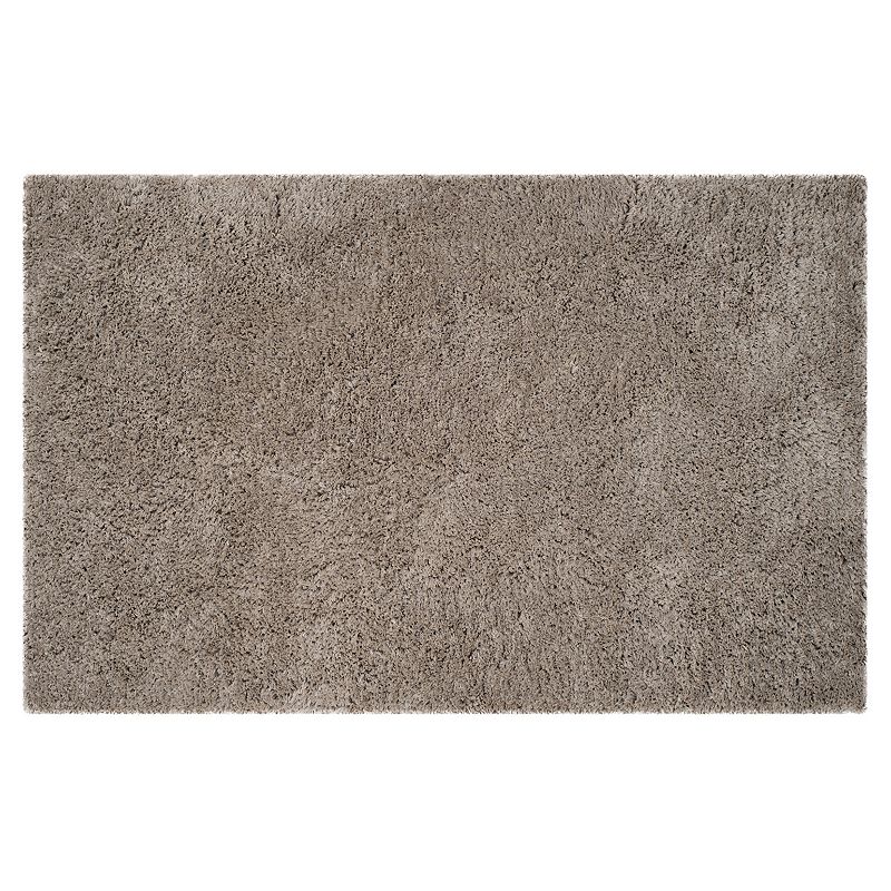 Safavieh Florence Solid Shag Rug, Grey, 5X8 Ft