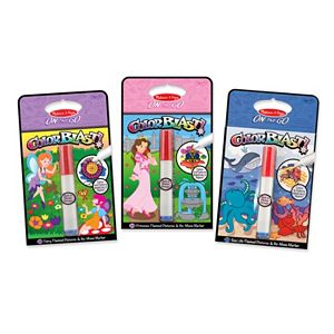 Melissa & Doug Fairy, Princess & Sea Life On-the-Go Color Blast Bundle