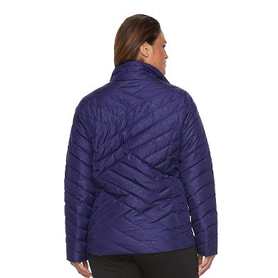 Plus Size Tek Gear® Hooded Packable Puffer Jacket