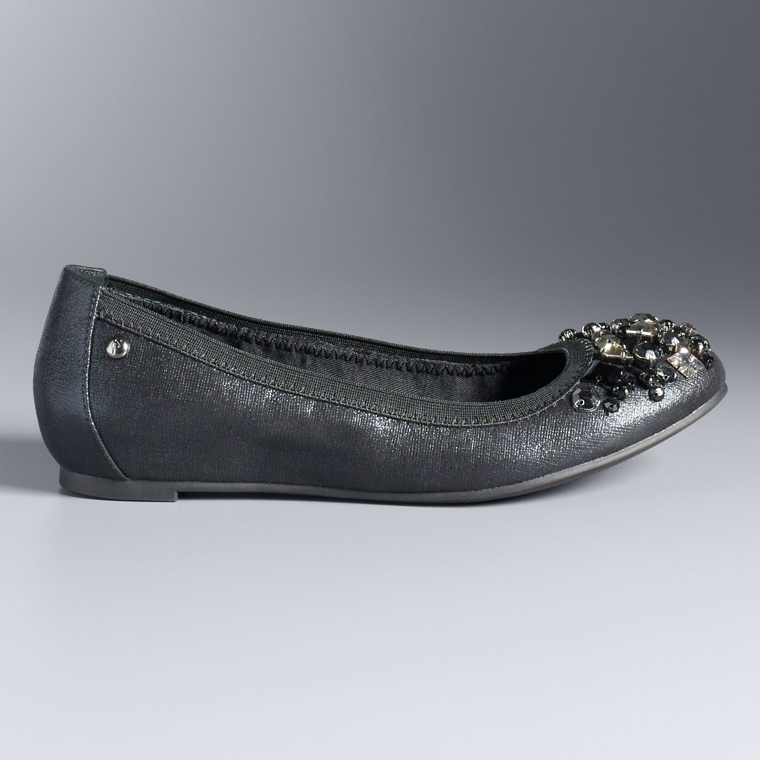 beaded ballet flats