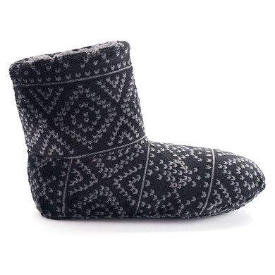 Women's Cuddl Duds Gripper Boot Slippers