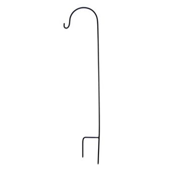 LumaBase Black 48" Metal Shepherd's Hook