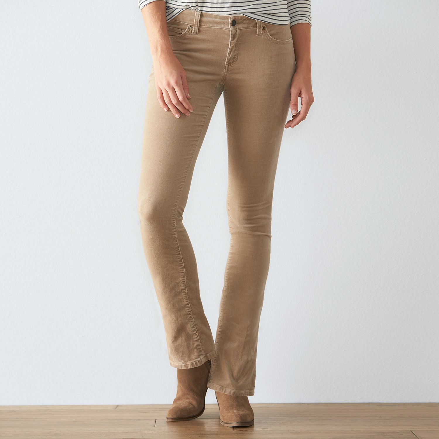 bootcut corduroy women's pants