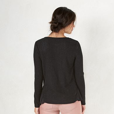 Women's LC Lauren Conrad Pleated Sweater