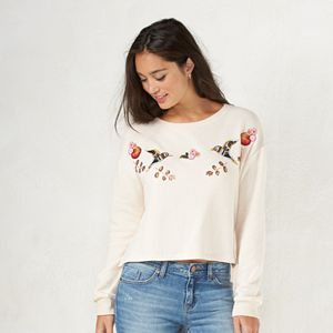 Disney's Snow White a Collection by LC Lauren Conrad French Terry Crop Sweatshirt - Women's