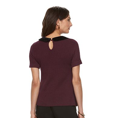 Women's ELLE™ Peter Pan Collar Sweater
