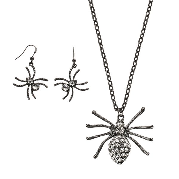 Halloween Pendants, Spider Pendants, Pendant Jewelry